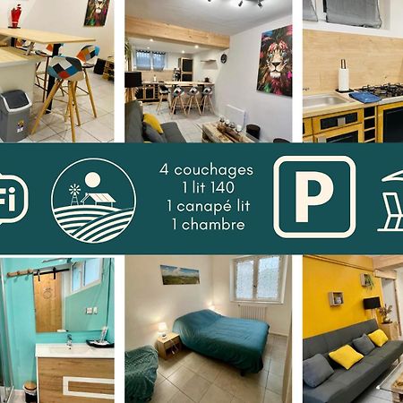Studio 40M2 Plein Pied Avec Parking Jussac Bagian luar foto