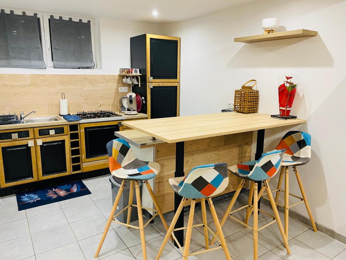 Studio 40M2 Plein Pied Avec Parking Jussac Bagian luar foto
